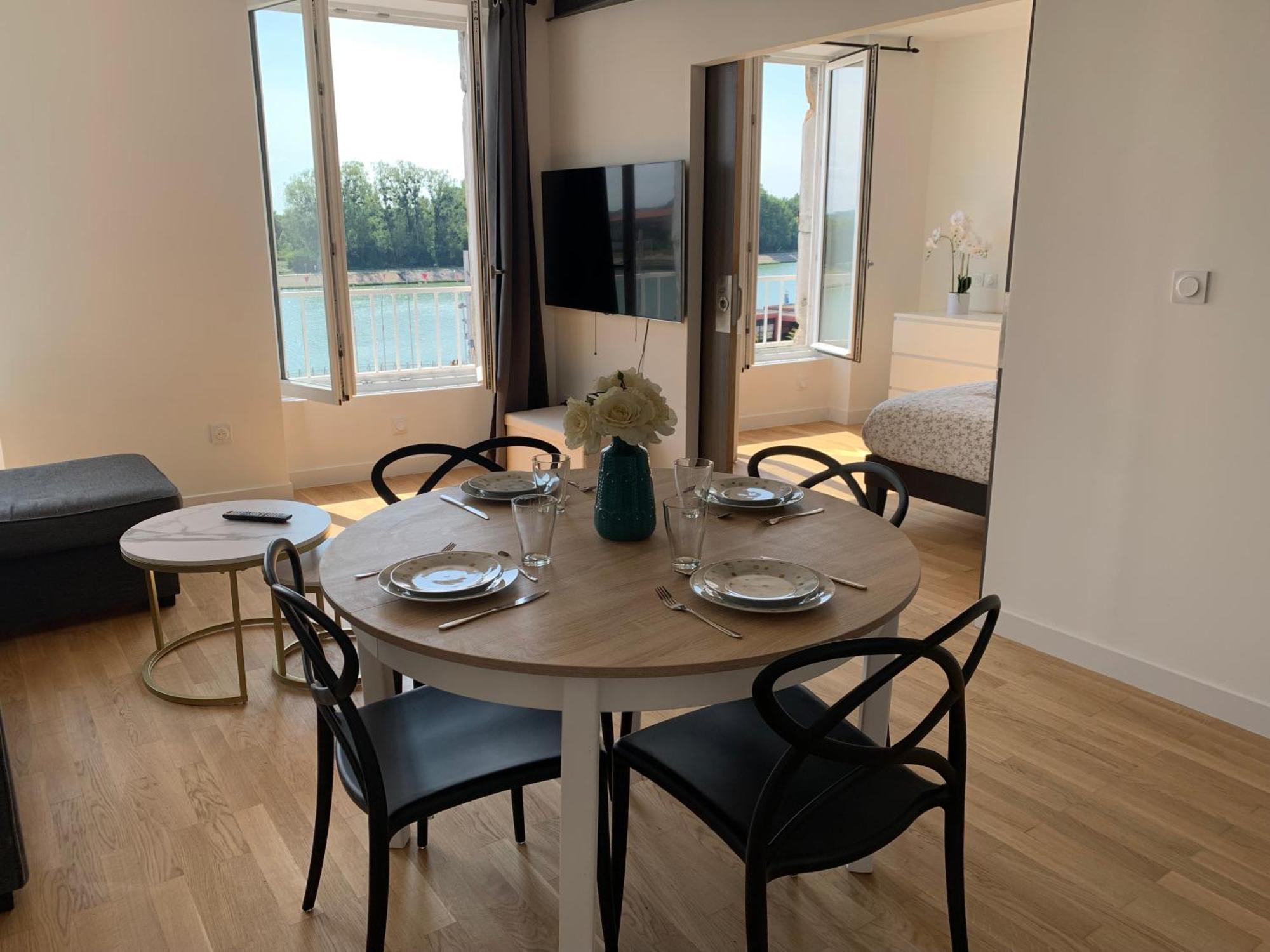 Appartement Neuf, Vue Sur Saone Mâcon Buitenkant foto