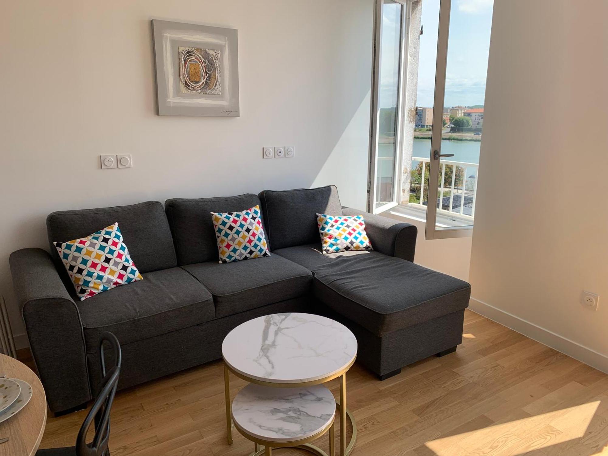 Appartement Neuf, Vue Sur Saone Mâcon Buitenkant foto
